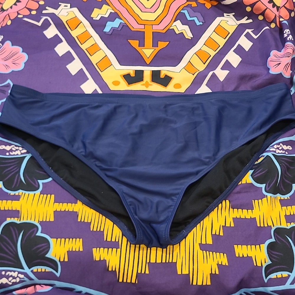 Navy Blue Women's Swim Bottom